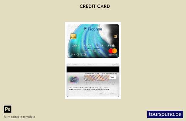 lista para imprimir plantilla mastercard del banco Nicaragua Banco Ficohsa